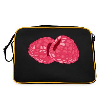 Framboises - Sac Retro - noir/or - Dos
