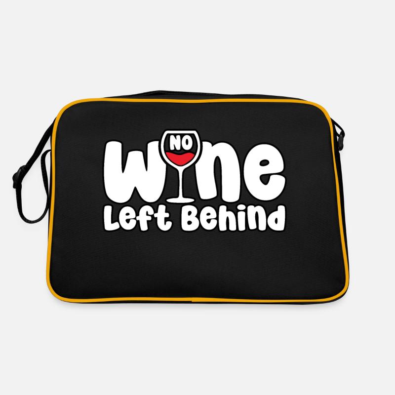 No wine Left Behind Retro Bag
