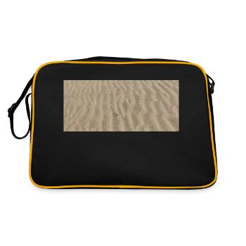 Sand horizontal - Retro Bag - black/gold - Back