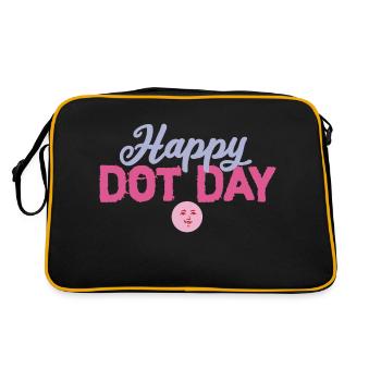 Happy New Dot Day - Retro Bag - black/gold - Back