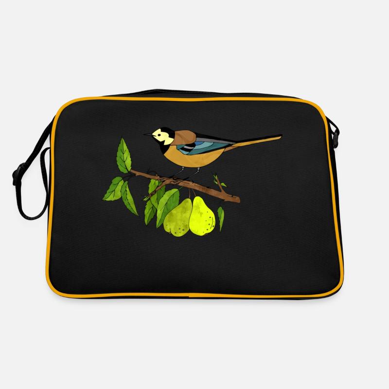 Bunter Vogel Retro Tasche