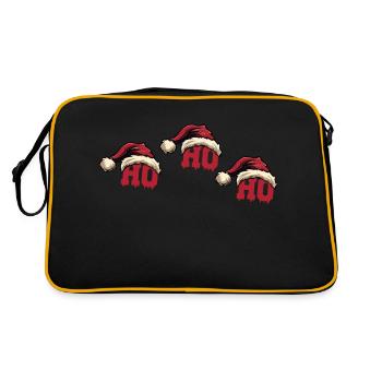 Noël Ho Ho Ho - Sac Retro - noir/or - Dos