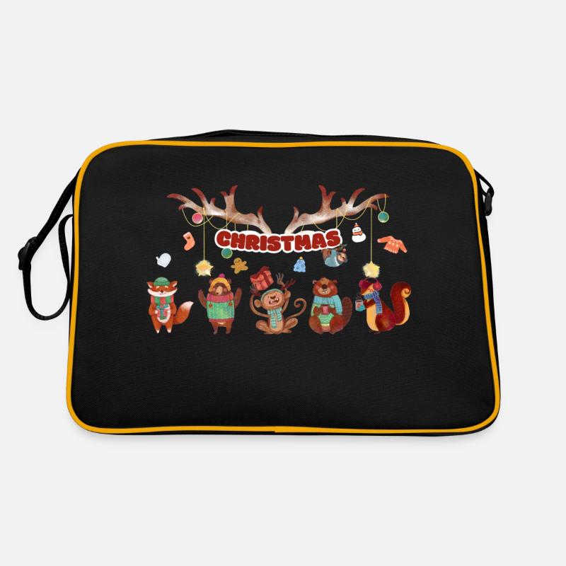 5 petits animaux mignons Sac Retro