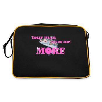 Truite Pick Me - Sac Retro - noir/or - Dos