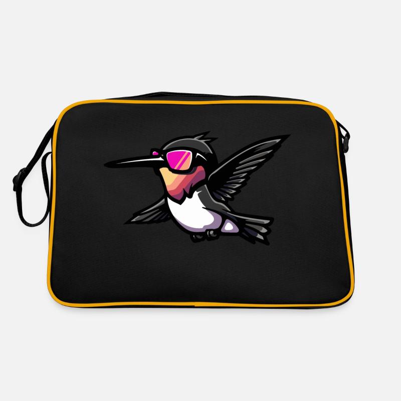 Kolibri Vogel Comic Cool Retro Tasche