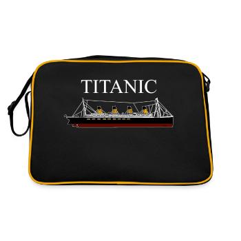 Titanic - Retro Bag - black/gold - Back