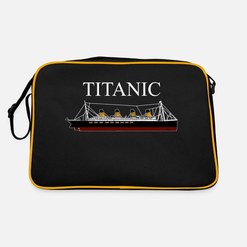 Titanic - Retro Bag - black/gold