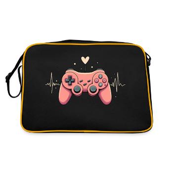 Gamer Video Games Console Gaming Birthday Gaming - Retro Bag - black/gold - Back