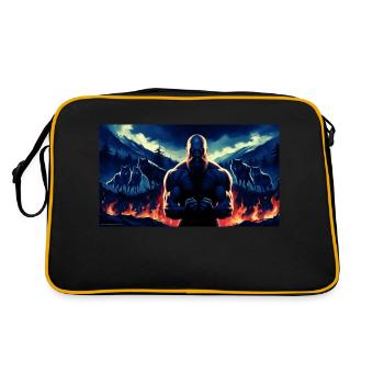 Primal Warrior - Retro Bag - black/gold - Back