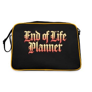 PLANIFICATEUR DE FIN DE VIE - Sac Retro - noir/or - Dos