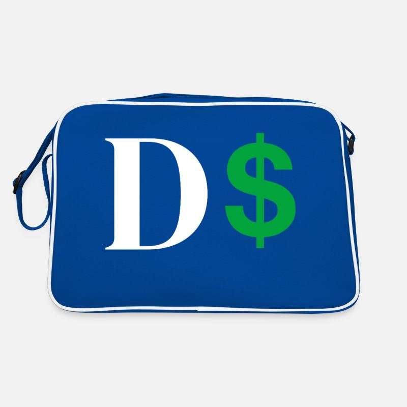 Dollar-Buchstabe Retro Tasche