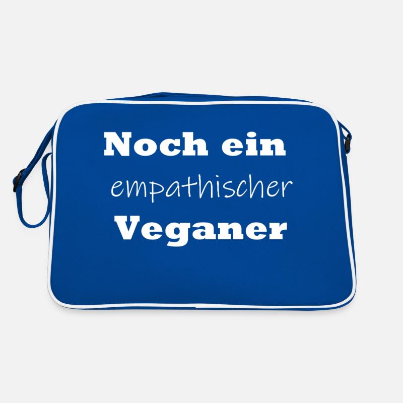 Noch ein empathischer Veganer Retro Tasche