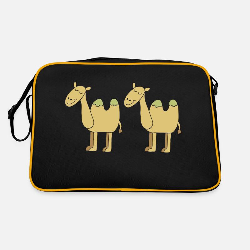 kamel zu zweit Retro Tasche