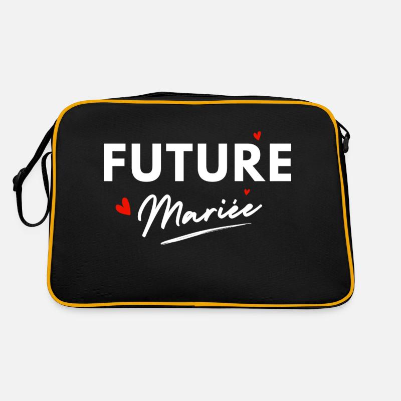 La future mariée cœurs - cadeau la mariée Sac Retro