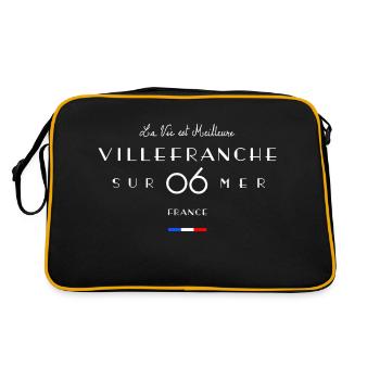 Villefranche-sur-Mer Alpes-Maritimes 06 Provence - Retro Bag - black/gold - Back