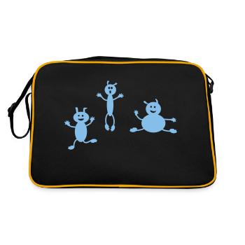 Les puces - Sac Retro - noir/or - Dos
