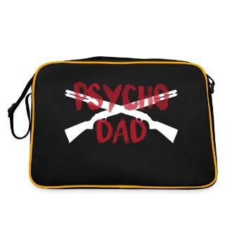 PSYCHO DAD - Retro Tasche - Schwarz/Gold - Hinten