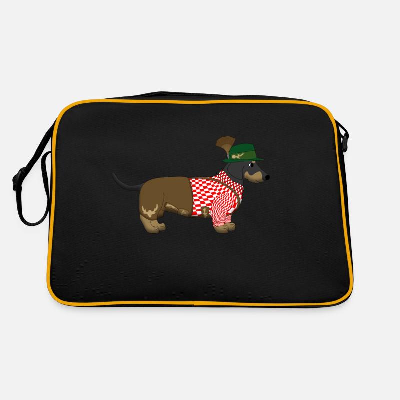 Dachshund Bavaria 2 Retro Bag
