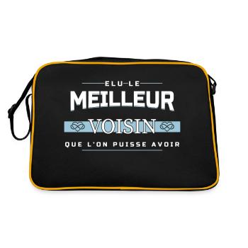meilleur voisin - Sac Retro - noir/or - Dos