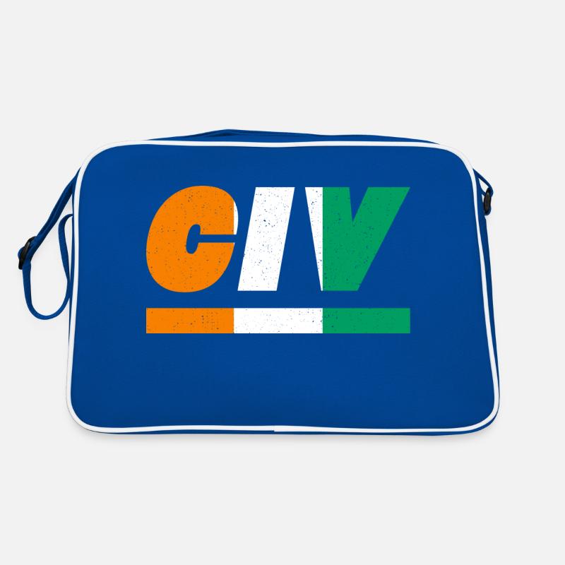 Ivory Coast Flag Flag CIV Retro Bag