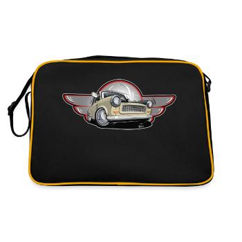  beige - Sac Retro - noir/or - Dos