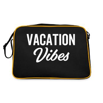 Vacation Vibes - Retro Bag - black/gold - Back