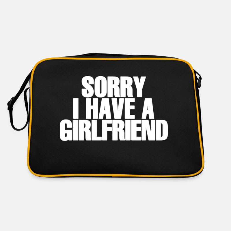 Sorry I Have A Girlfriend Retro Tasche