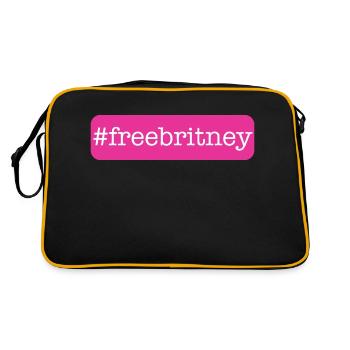#Freebritney - Sac Retro - noir/or - Dos