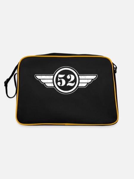 Ordu - Retro Tasche - Schwarz/Gold - Hinten