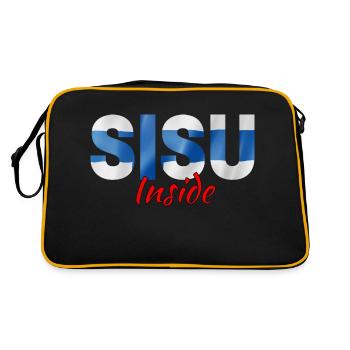 Sisu à l’intérieur - Sac Retro - noir/or - Dos