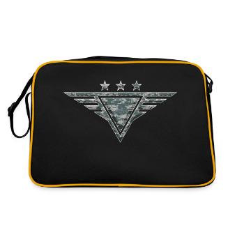 Armée - Sac Retro - noir/or - Dos