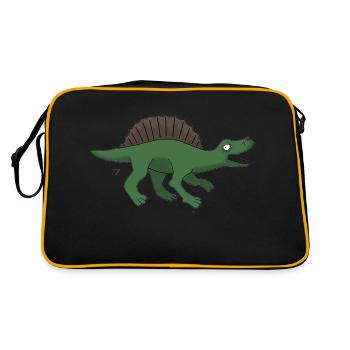 Dino 32 - Retro Bag - black/gold - Back