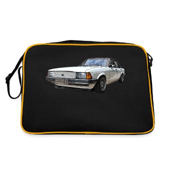 Granada - Retro Tasche - Schwarz/Gold - Hinten