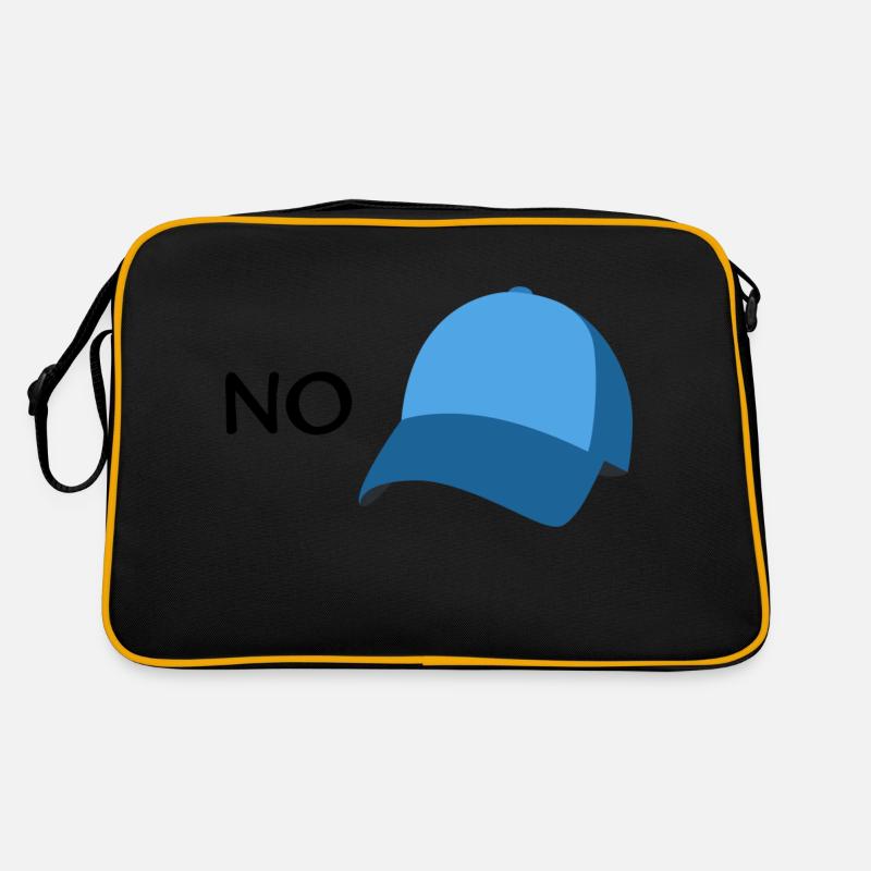 no cap - Retro Tasche - Schwarz/Gold