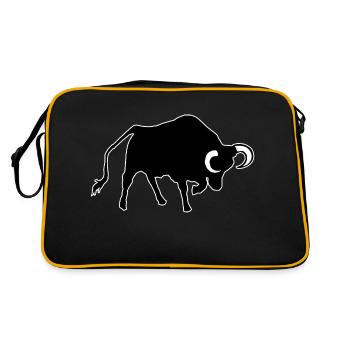 Bull - Retro Bag - black/gold - Back