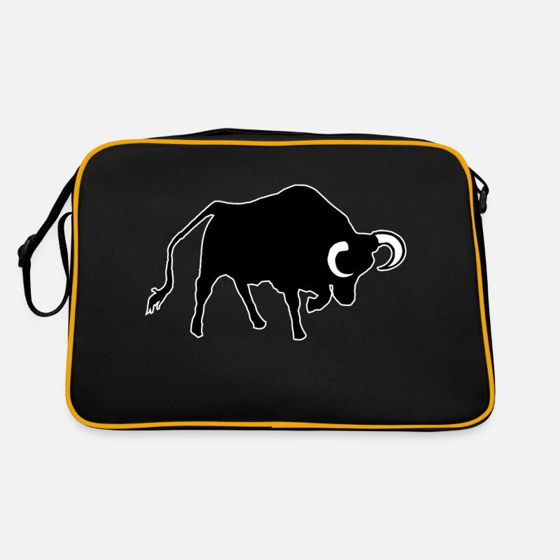 Taureau - Sac Retro - noir/or