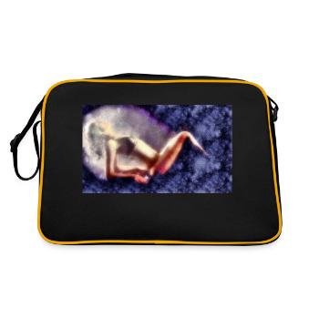 girl rain - Retro Bag - black/gold - Back