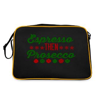 Espresso Then Prosecco - Retro Bag - black/gold - Back