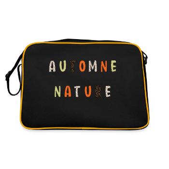 Automne nature - Sac Retro - noir/or - Dos