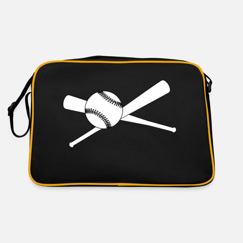 Baseball et 2 battes Sac Retro