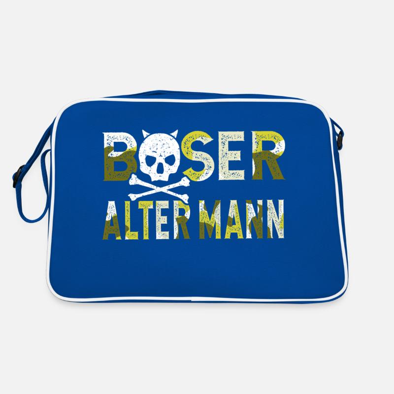 Böser Alter Mann Retro Tasche