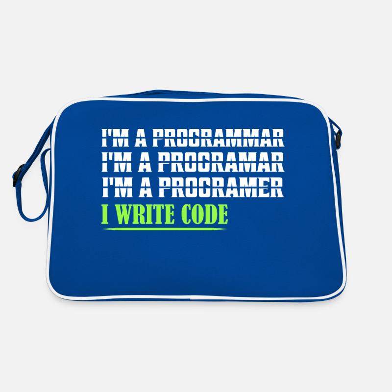 I'm A Programmar ........ I Write Code Coding Soft Retro Tasche