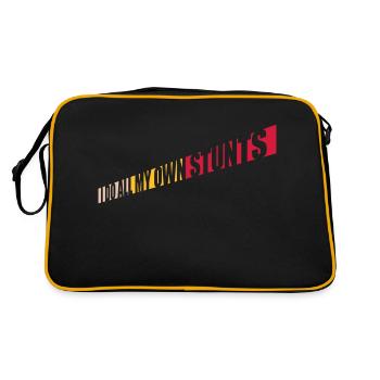 all my own stunts - Retro Bag - black/gold - Back