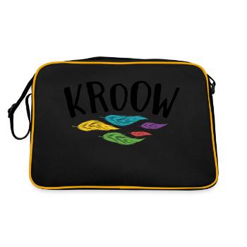 The original KRoOW - Retro Bag - black/gold - Back