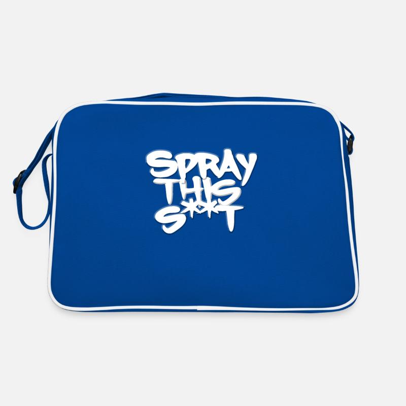 Spray This S**t Graffiti Retro Tasche