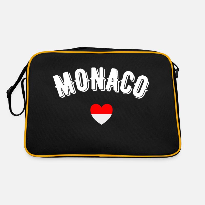 Monaco - Sac Retro - noir/or