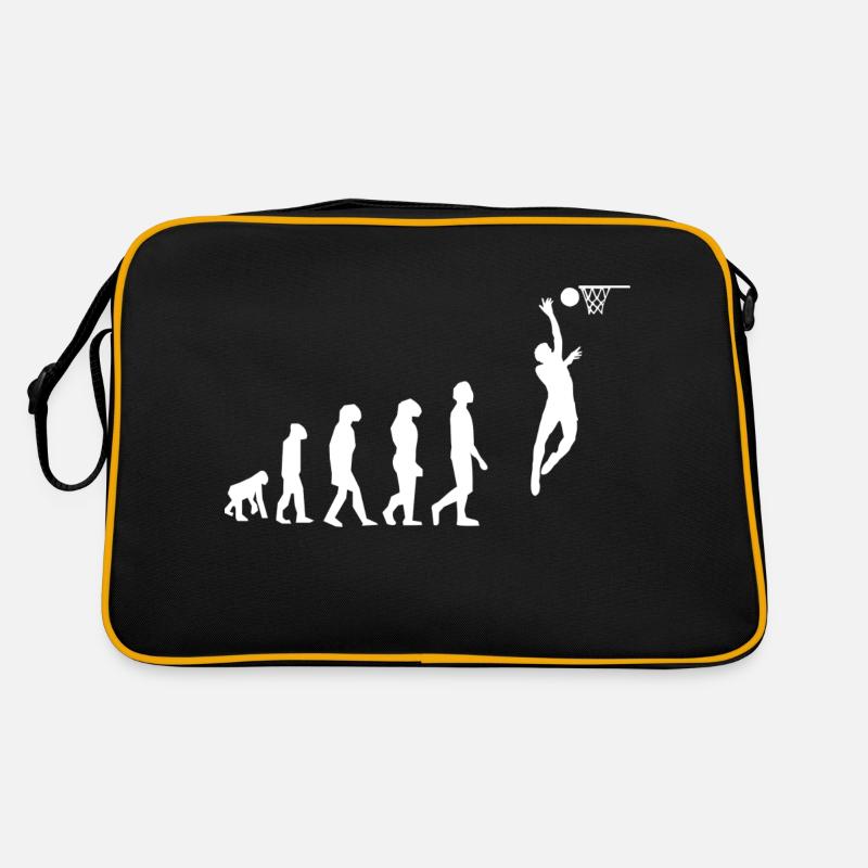 Basket évolution - Sac Retro - noir/or