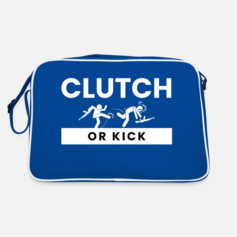 Kupplung oder Tritt Retro Tasche