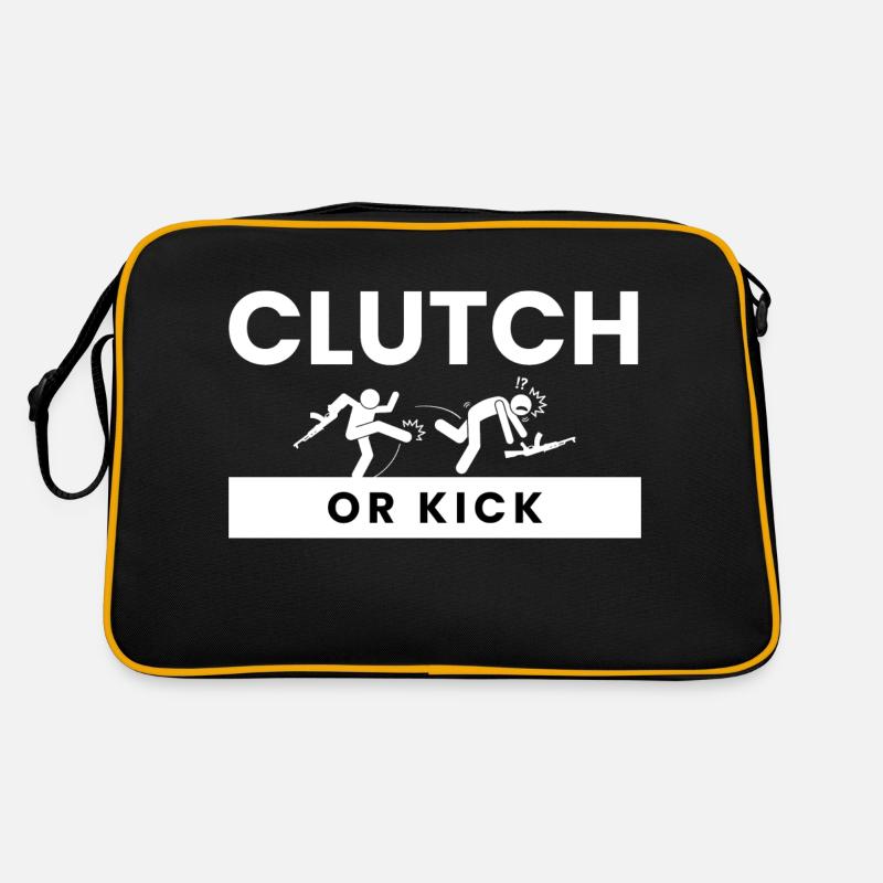 Kupplung oder Tritt Retro Tasche