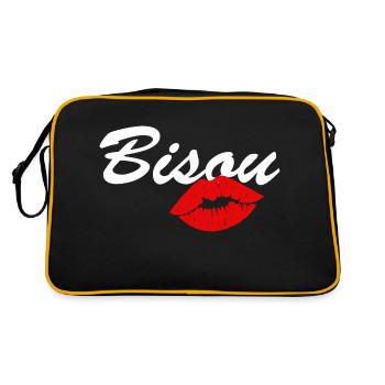 bisous - Sac Retro - noir/or - Dos